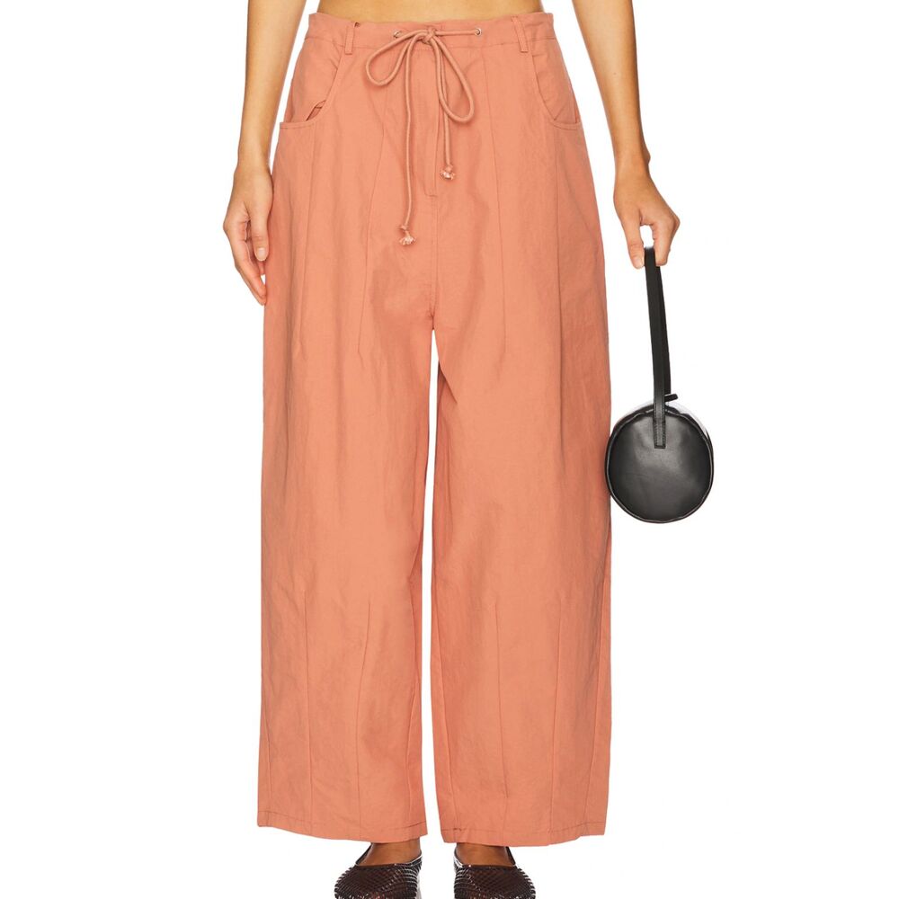 LIONESS Riptide Wide Leg Pant Mocha Mousse Medium NEW‎ NWT